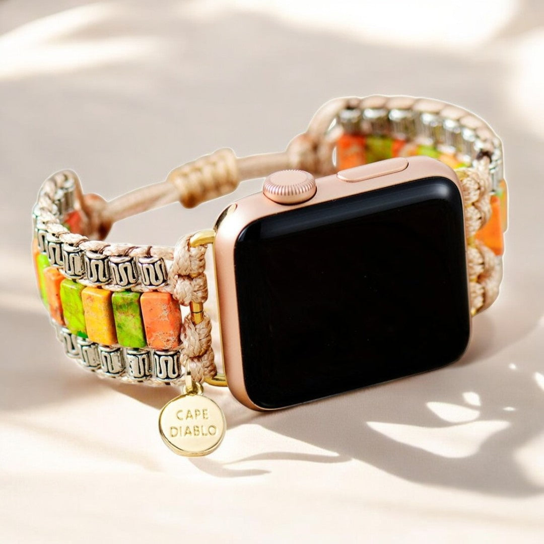 Bracelet Apple Watch en Jaspe Divin