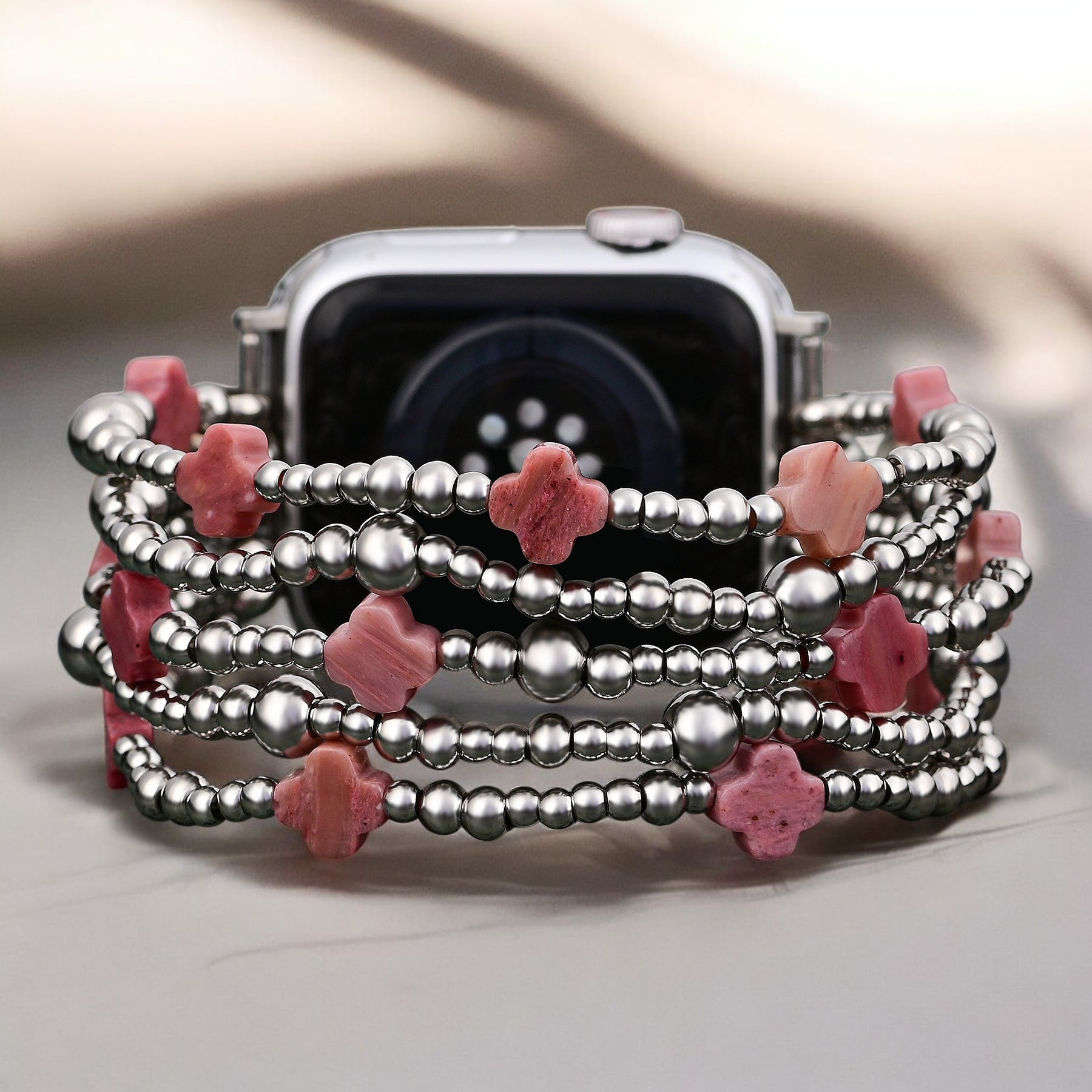 Bracelet Apple Watch Fiery Grace Cross Stretch