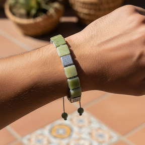 Bracelet pour homme en jade du Sud