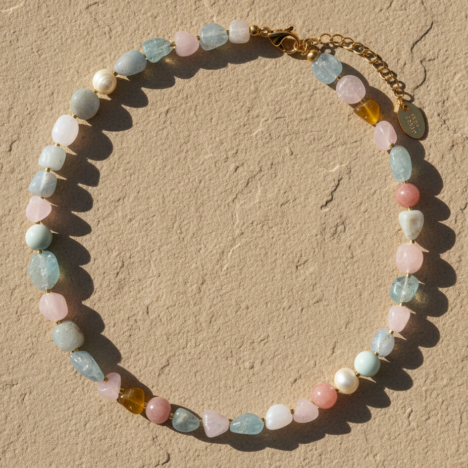 Collier Sérénité Aqua Rose