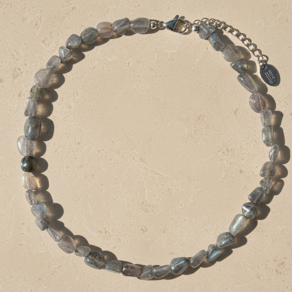 Collier Harmonie en Pierre de Labradorite