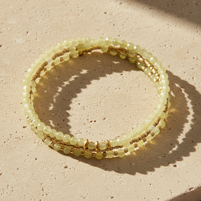 Bracelet/Collier multi-style lumière dorée