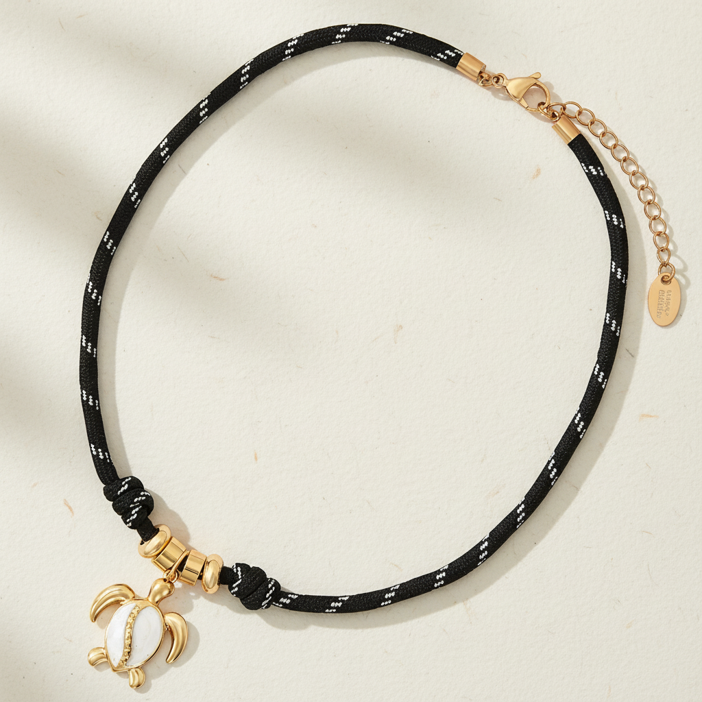 Collier Pendentif Voyage Tortue