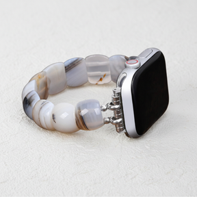 Bracelet extensible ivoire Aura pour Apple Watch