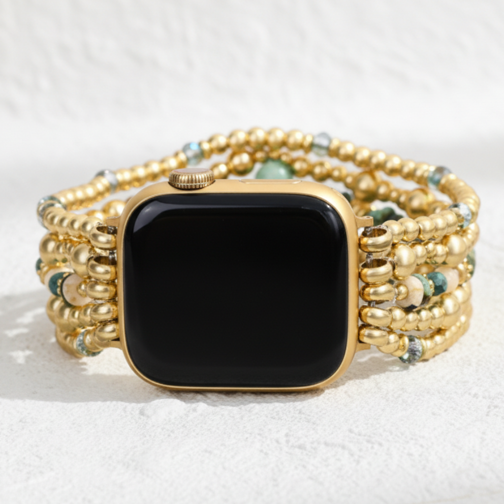 Bracelet extensible Oasis doré pour Apple Watch