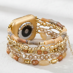 Bracelet Apple Watch Étirement Coucher de Soleil du Sahara