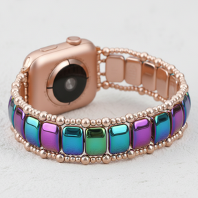 Bracelet extensible Rose Euphorie pour Apple Watch