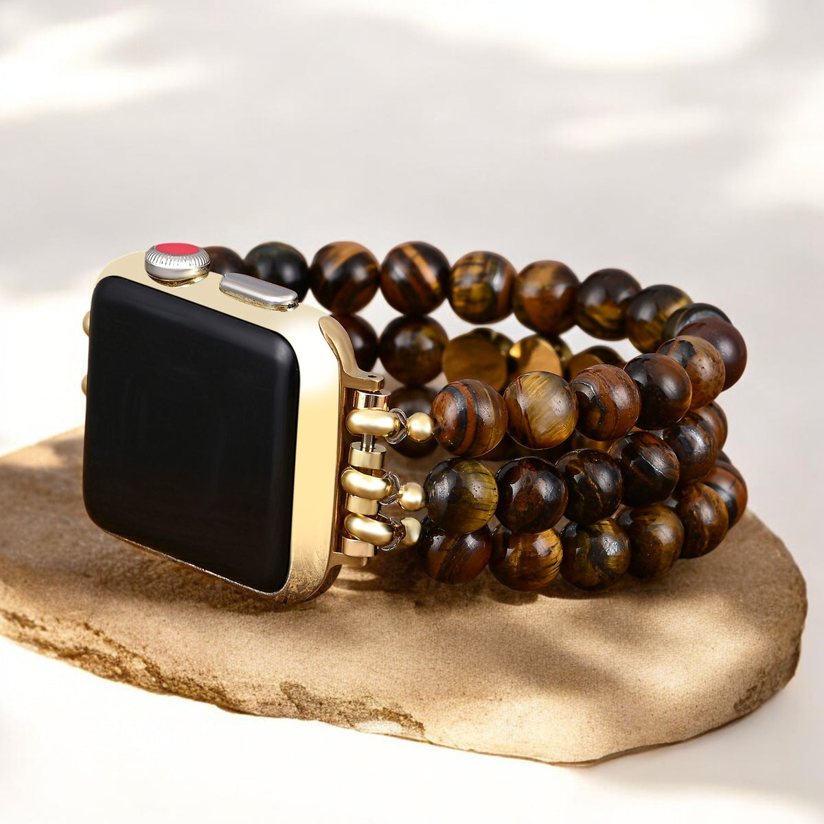 Bracelet Apple Watch Oeil de Tigre Brave Inspiration