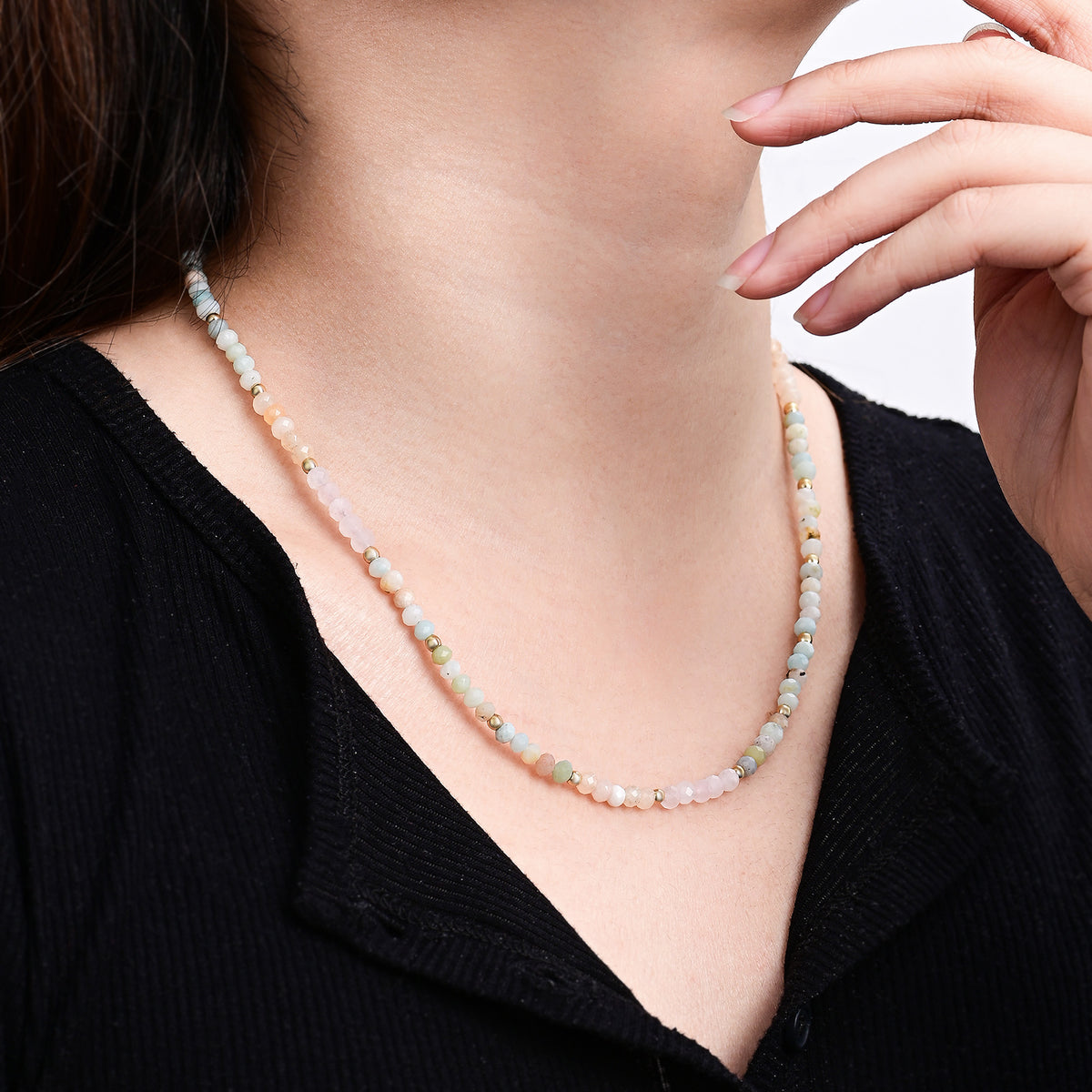 Collier d'Harmonie en Hématite Intense