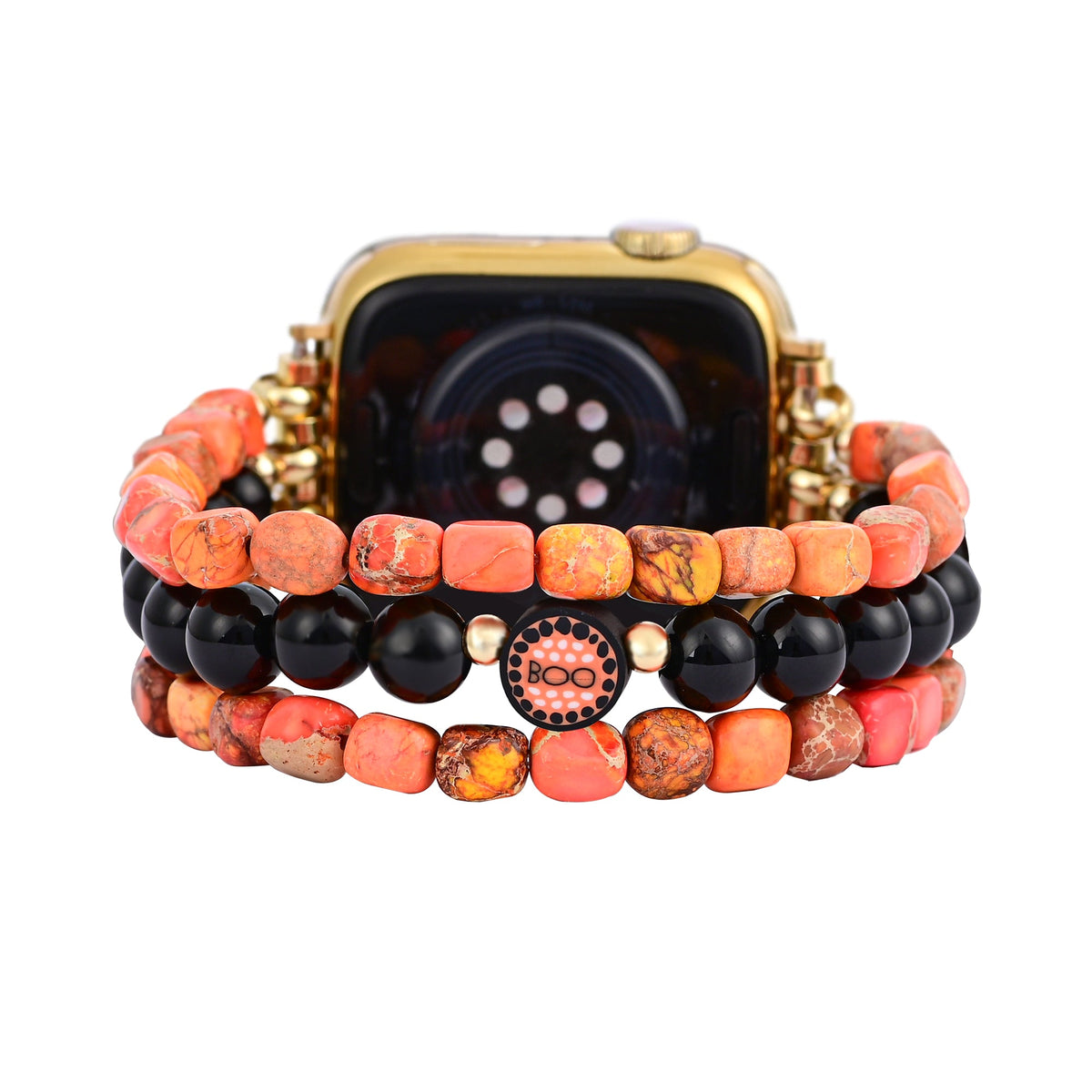 Bracelet en agate effrayante pour Apple Watch