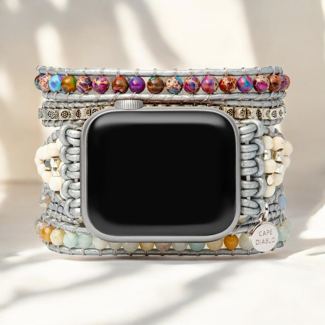 Bracelet Apple Watch Protection en Turquoise de Guérison