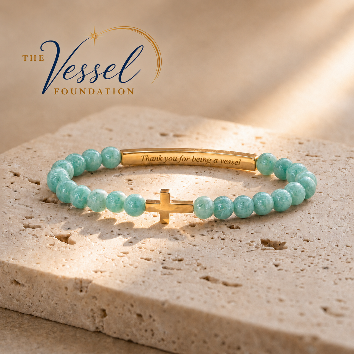 Bracelet The Vessel Foundation « Merci d’être un Vessel »
