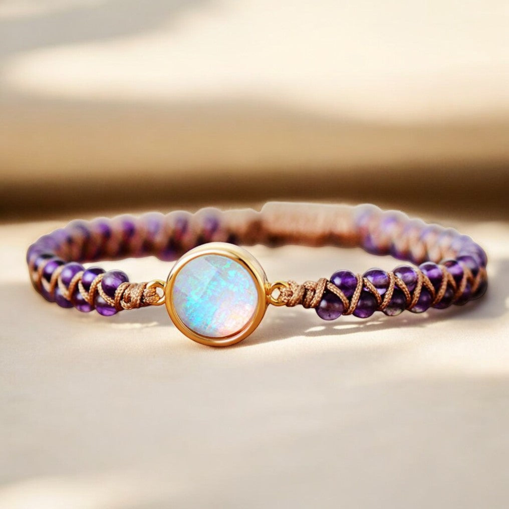 Bracelet de guérison Améthyste intense