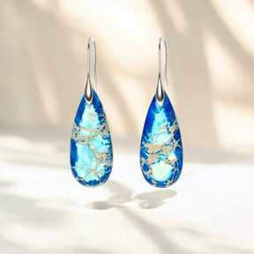Boucles d'oreilles Énergie Océan Intense