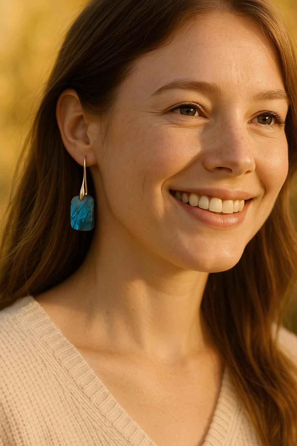 Boucles d'oreilles créoles à orbe tachetée Crimson Orbit