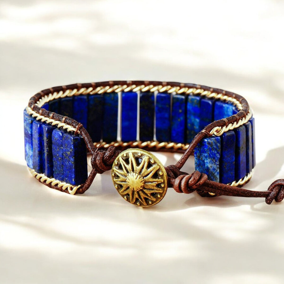 Bracelet Énergétique en Lapis Lazuli