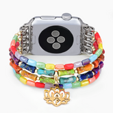 Bracelet Lotus Chakra Stretch Apple Watch