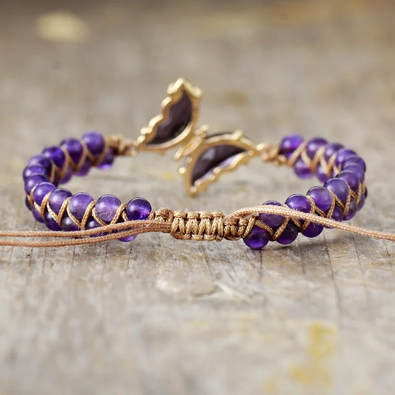 Bracelet Cristal Ailes Lumineuses