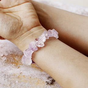 Bracelet élastique Boho Haze Amethyst