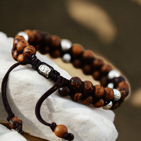 Bracelet vintage en jaspe pour homme
