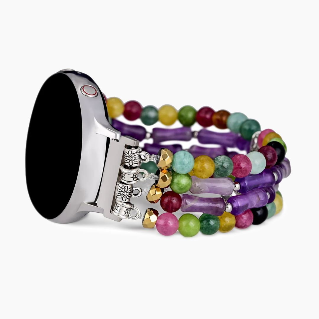Bracelet de montre extensible Mosaic Amethyst Samsung Galaxy