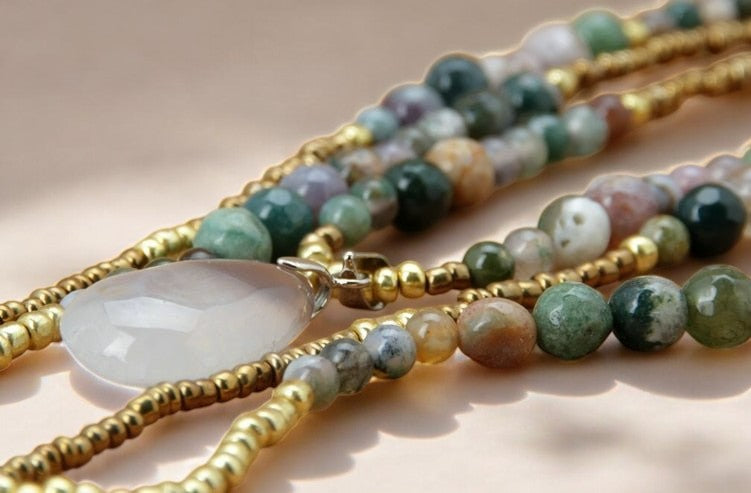 Collier superposé natif 3 couches