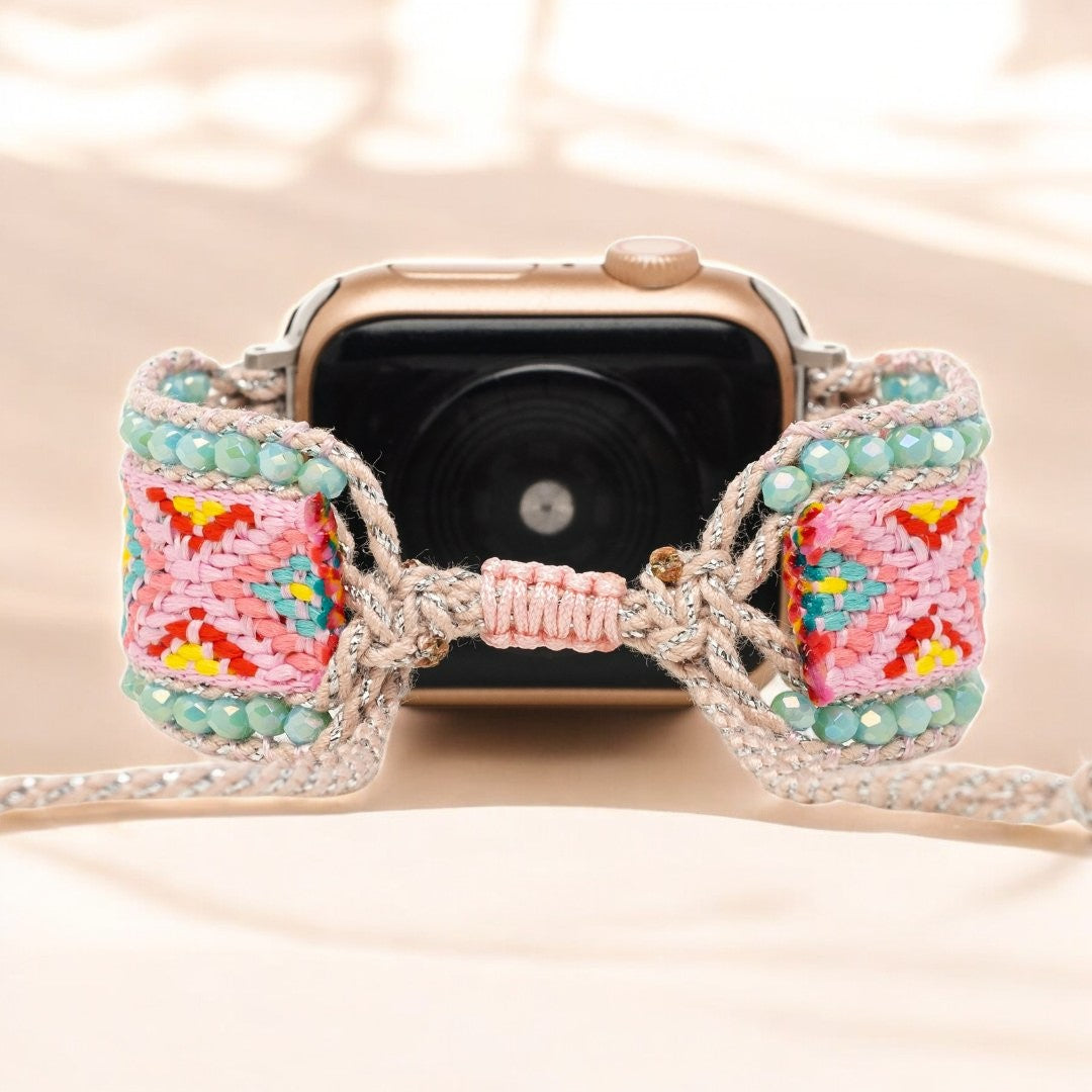 Bracelet Apple Watch Rose Citronnade