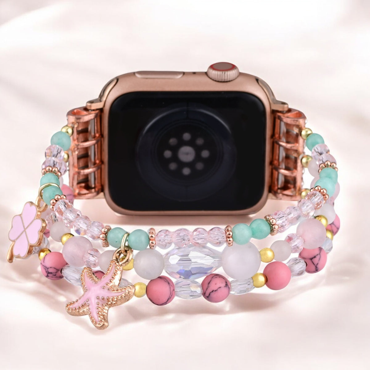 Apple Watch extensible Sables roses