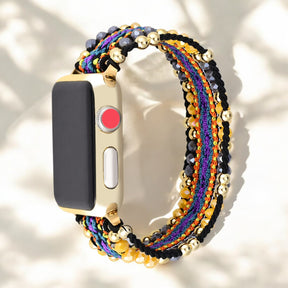 Bracelet Apple Watch Jonquille Pourpre