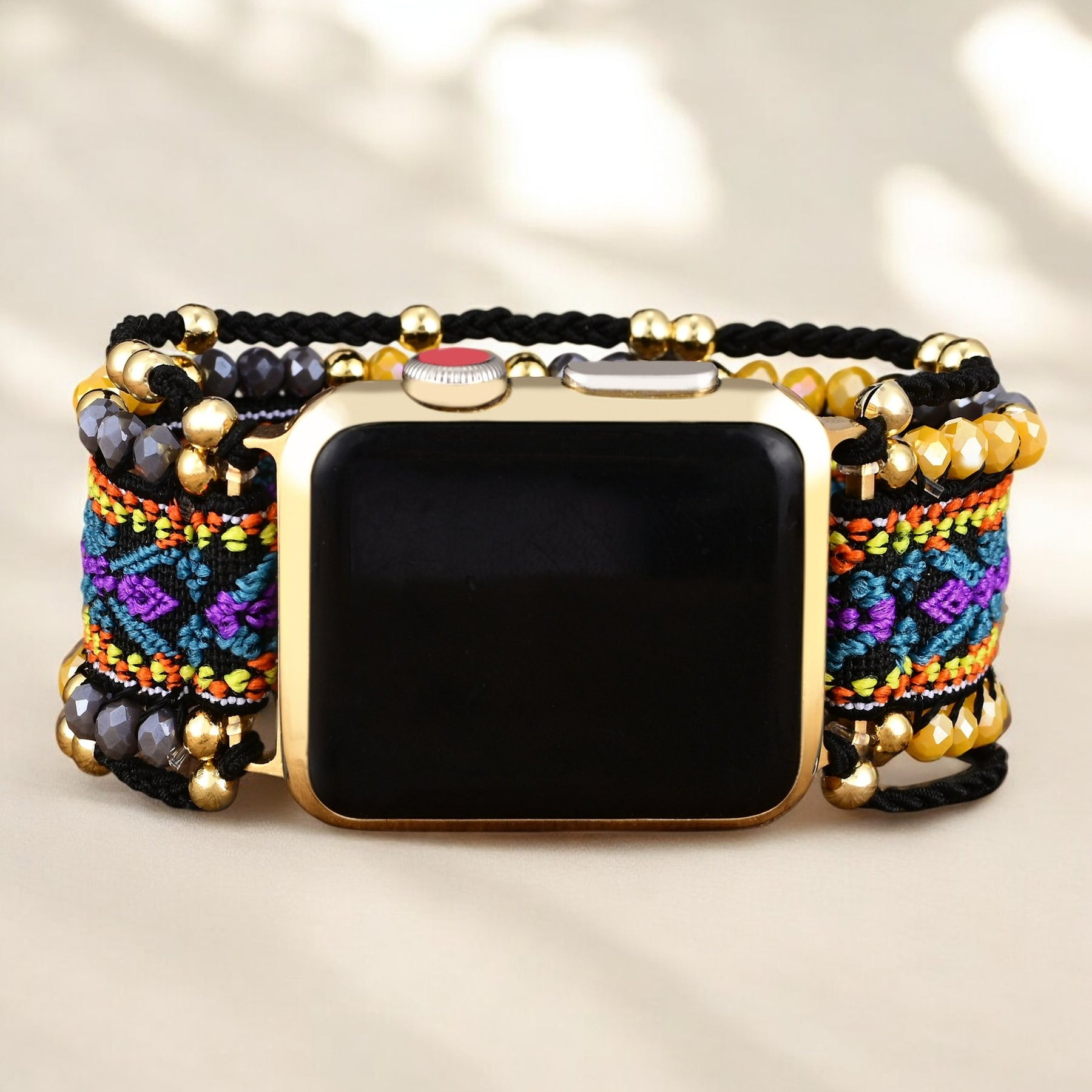 Bracelet Apple Watch Jonquille Pourpre