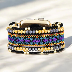 Bracelet Apple Watch Jonquille Pourpre