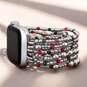 Bracelet Apple Watch Magie Argent de Noël