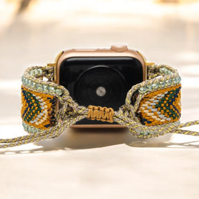 Bracelet en sauge rousse pour Apple Watch