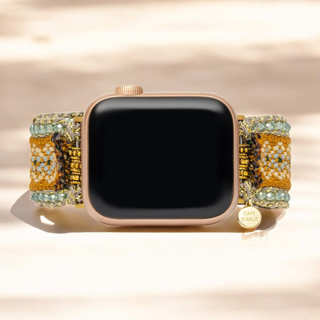 Bracelet en sauge rousse pour Apple Watch