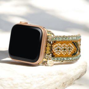 Bracelet en sauge rousse pour Apple Watch
