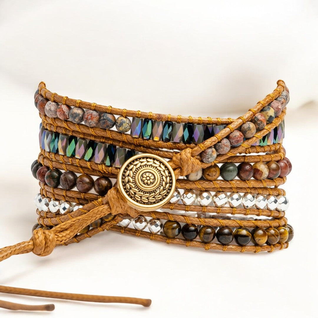 Bracelet Royal en Œil de Tigre pour Apple Watch