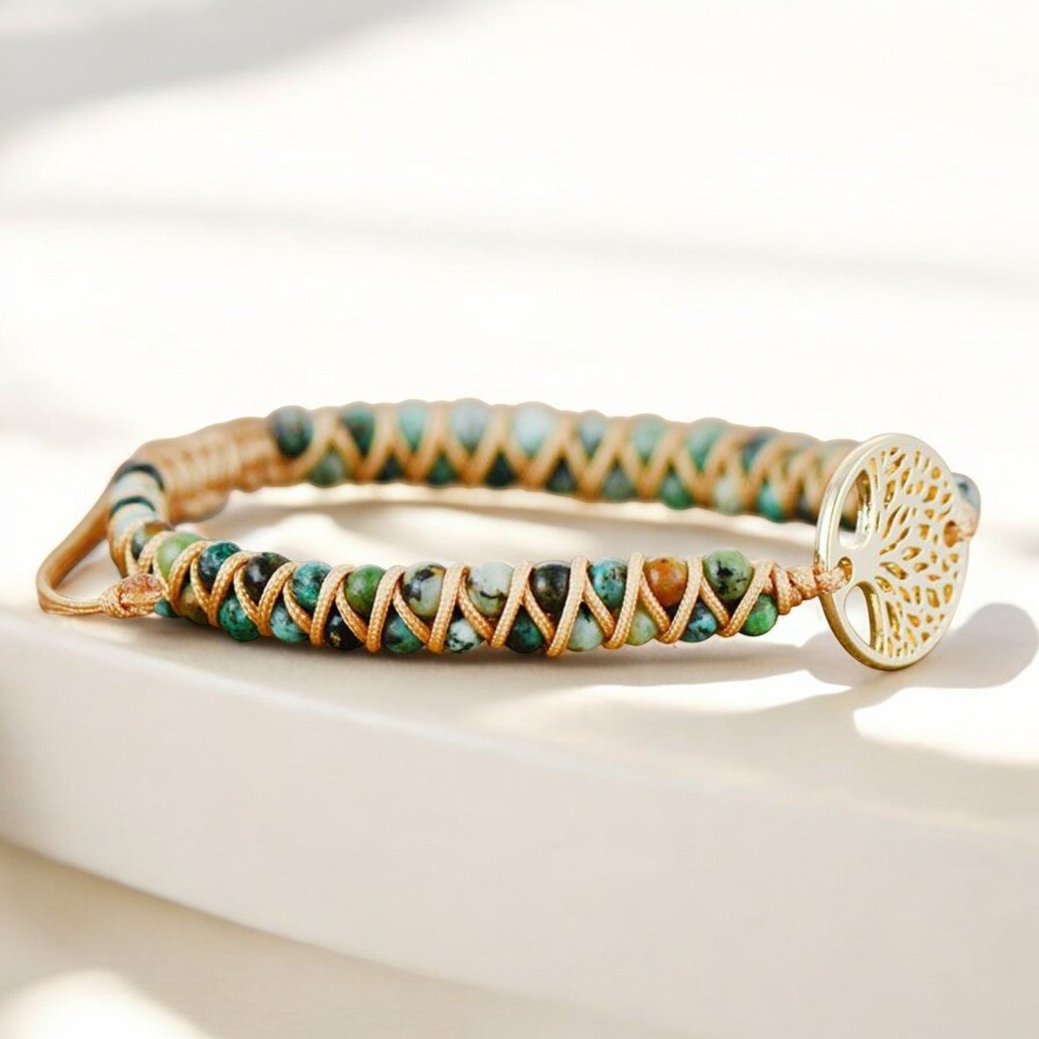 Bracelet Arbre de Vie Jaspe Africain