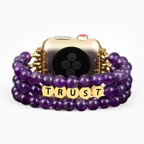 Bracelet Apple Watch Inspiration Amethyst Trust