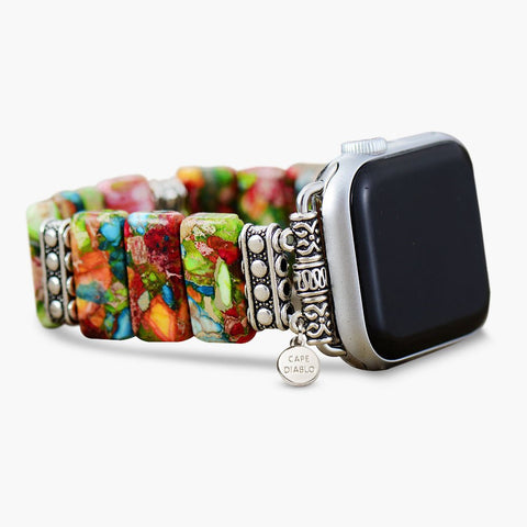 Bracelet Chic Flower Stretch pour Apple Watch
