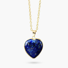 Elegant Lapis Heart Necklace - Cape Diablo