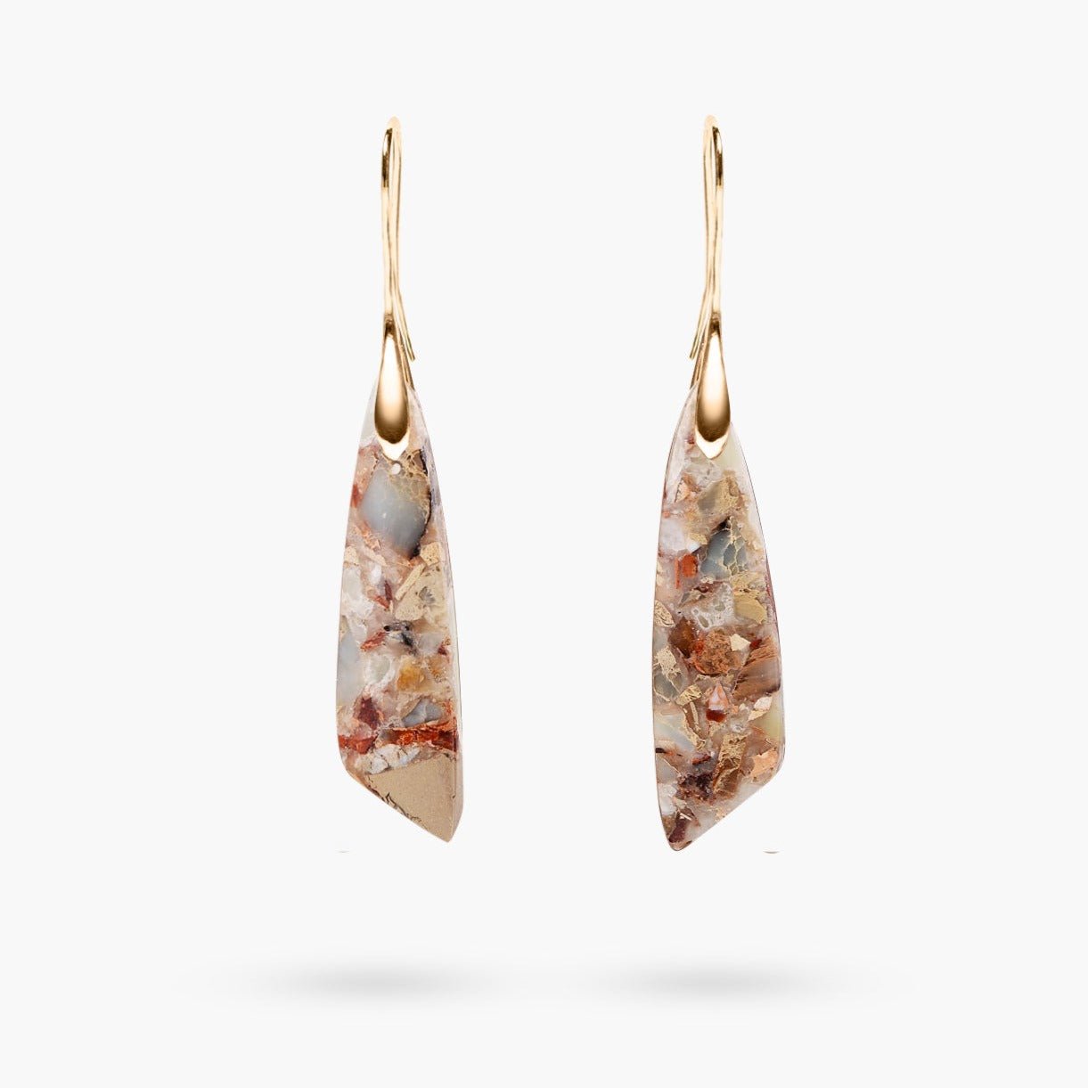 Heavenly Jasper Hook Earrings - Cape Diablo