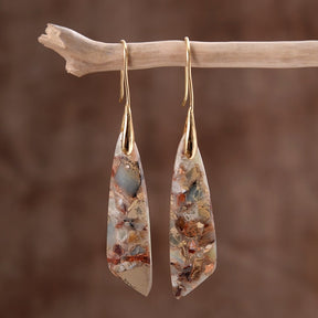 Heavenly Jasper Hook Earrings - Cape Diablo