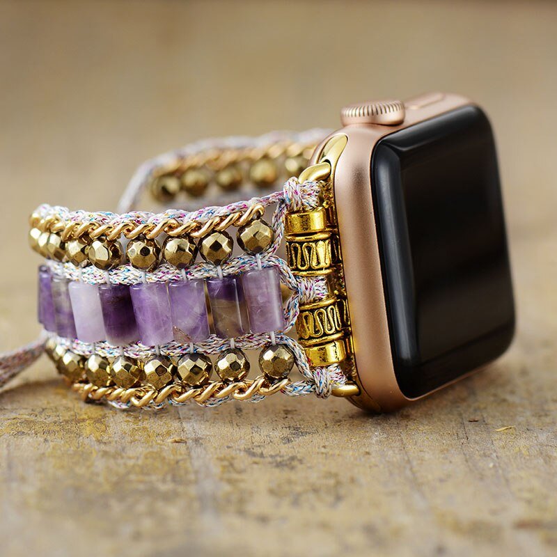 Majestic Amethyst Apple Watch Strap - Cape Diablo