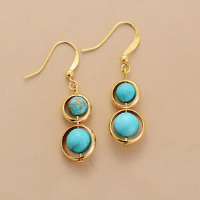 Turquoise Dangle Earrings - Cape Diablo