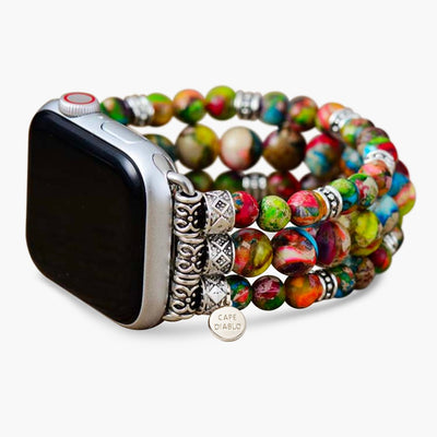Bracelet extensible Vineyard Jasper pour Apple Watch