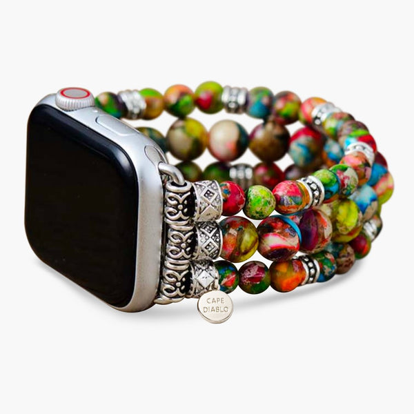 Bracelet extensible Vineyard Jasper pour Apple Watch